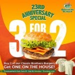 Brothers Burger - Buy 2 Classic Burgers Get 1 Free Promo