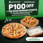 Greenwich - Get P100 Off and 100 Grab Reward Points Promo