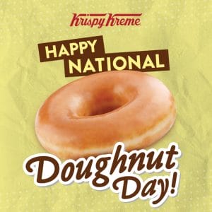 Krispy Kreme - Happy National Doughnut Day Promo via GrabFood