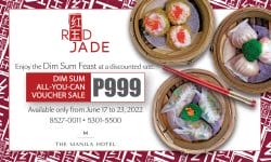 The Manila Hotel - Red Jade Dim Sum All-You-Can Voucher Sale