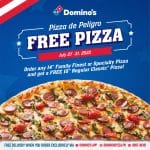 Domino's Pizza - Pizza de Peligro FREE Pizza Promo