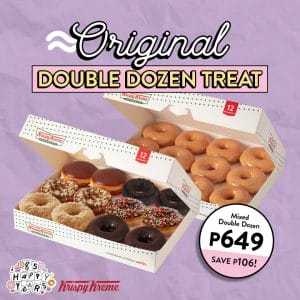 Krispy Kreme - Original Double Dozen Treat Promo 