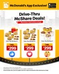 McDonald's - App Exclusive: Drive-Thru McShare Deals