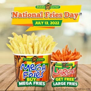  Potato Corner - National Fries Day Promo