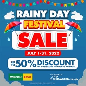 Wilcon Depot - Rainy Day Festival Sale