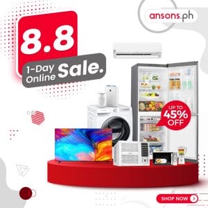Anson's - 8.8 1-Day Online Sale