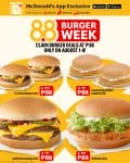 McDonald's - 8.8 Burger Week: Burger Deals at P88