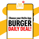 McDonald's - McDo App Burger Daily Deal Promo
