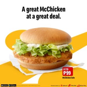McDonalds Burger Daily Deal via McDo App Aug22 2