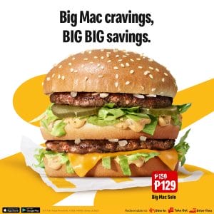 McDonalds Burger Daily Deal via McDo App Aug22 3