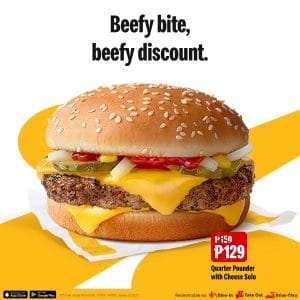 McDonalds Burger Daily Deal via McDo App Aug22 4