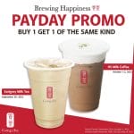 Gong cha - Buy 1 Get 1 Payday Promo