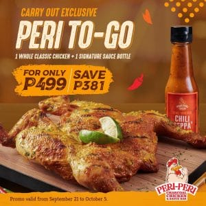 Peri-Peri Charcoal Chicken - Peri To-Go Promo