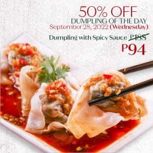 Tim Ho Wan - National Dumpling Day Promo