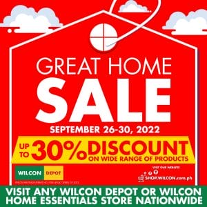 Wilcon Depot - Great Home Sale