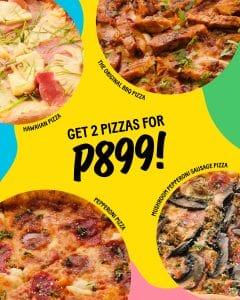 California Pizza Kitchen - Get 2 Pizzas for P899