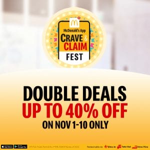 McDonald's - Crave and Claim Fest Double Deals
