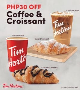 Tim Hortons - Bagel and Croissant Combo