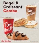 Tim Hortons - Bagel and Croissant Combo