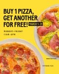 California Pizza Kitchen - Buy 1 Get 1 Pizza Promo