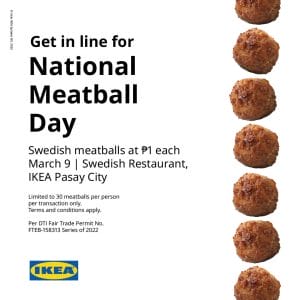 IKEA - National Meatball Day Promo