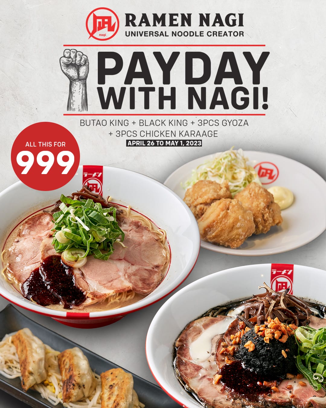 Ramen Nagi Payday with Nagi Promo Deals Pinoy