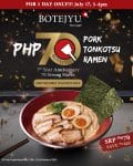 Botejyu - Pork Tonkotsu Ramen Anniversary Promo