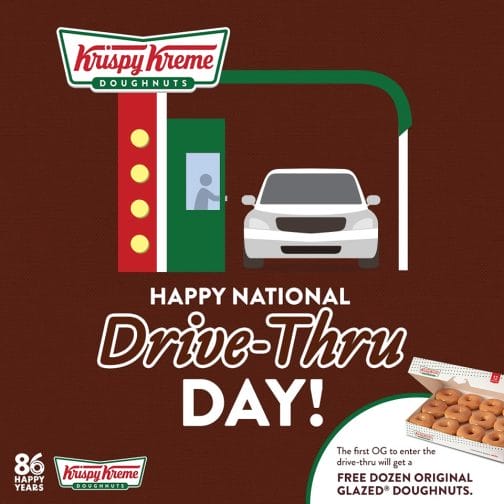 Krispy Kreme National DriveThru Day Promo Deals Pinoy