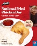 Max's Restaurant - National Fried Chicken Day Chicken All-You-Can Promo