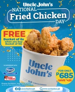Uncle John's - National Fried Chicken Day 2023 Promo