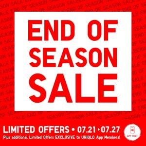 Uniqlo - End of Season Sale