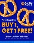 Auntie Anne's - Pretzel Happy Hour Deal
