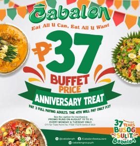 Cabalen - P37 All-You-Can-Eat Buffet Deal