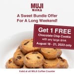 MUJI FREE Chocolate Chip Cookie Weekend Offer
