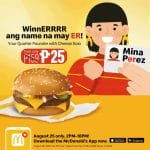 McDonald's App Pag May ER Ang Name Quarter Pounder Promo