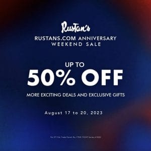 Rustan's Anniversary Weekend Sale