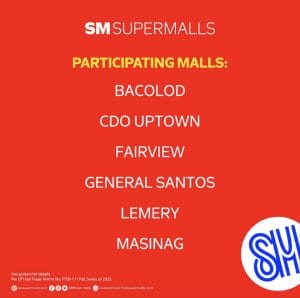 SM Supermalls 3-Day Sale