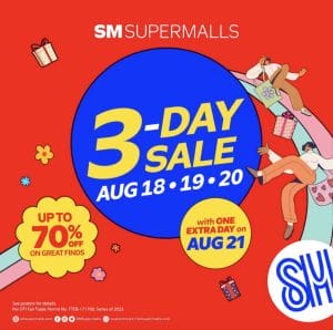 SM Supermalls 3-Day Sale