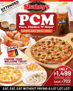 Shakey's - PCM Supercard Meal Deal