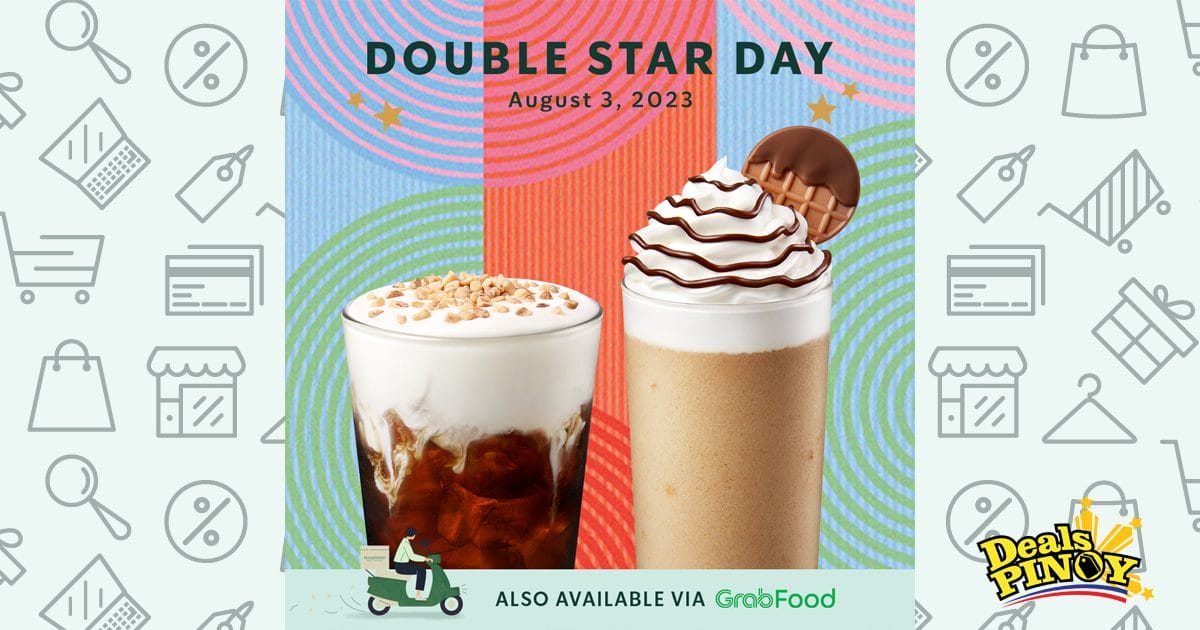 Starbucks Double Star Day Deal Deals Pinoy