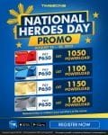 Timezone National Heroes Day Promo