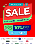 Watsons - August Nationwide Sale