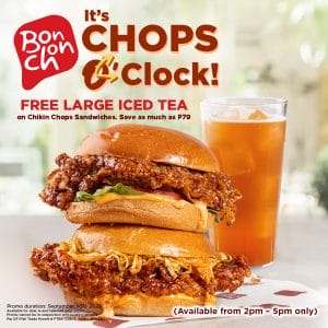 Bonchon FREE Iced Tea Promo