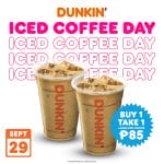 Dunkin Iced Coffee Day Buy 1 Take 1 Promo