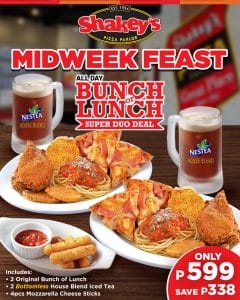 Shakey's All Day Bunch of Lunch Super Duo Deal