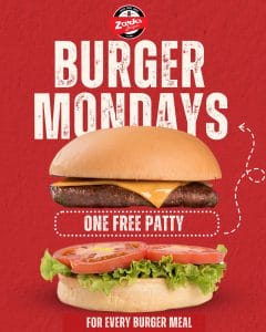 Zark's Burgers FREE Patty Day Promo 