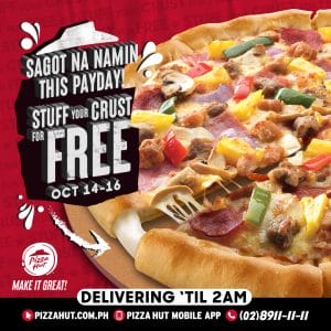 Pizza Hut Payday Stuff Your Crust For Free Promo