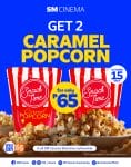 SM Cinema Get 2 Caramel Popcorn for P65 Promo
