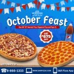 S&R New York Style Pizza October Feast Promo