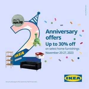 IKEA 2nd Anniversary Sale